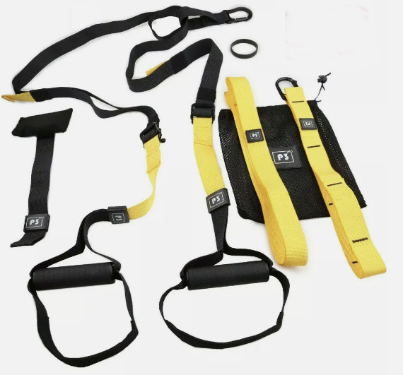 Home Gym Suspension Resistance Strength Training Strap Workout Trainer Fitness