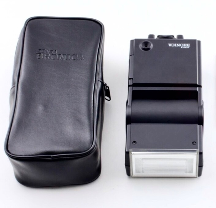 Tested [ TOP MINT w/Case ] Zenza Bronica Speed Light G1 Flash For