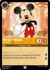 X4 MICKEY MOUSE - True Friend Playset Uncommon 12 EN 1 Lorcana FIRST CHAPTER