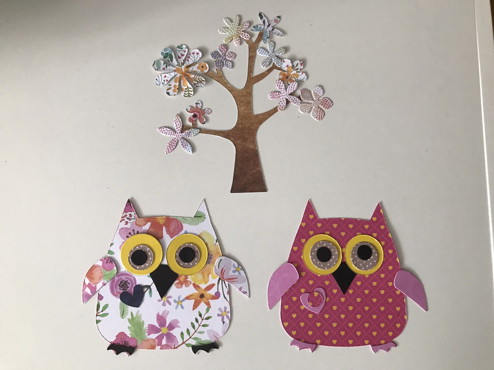 Owl Die Cutouts And Tree Embellishments, Scrapbooking, Crafts, Journal ...