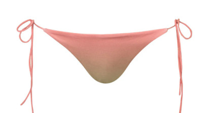 Baobab Gaia Bikini Bottom Multicolor Side Tie Size S NWT Pink Green Yellow