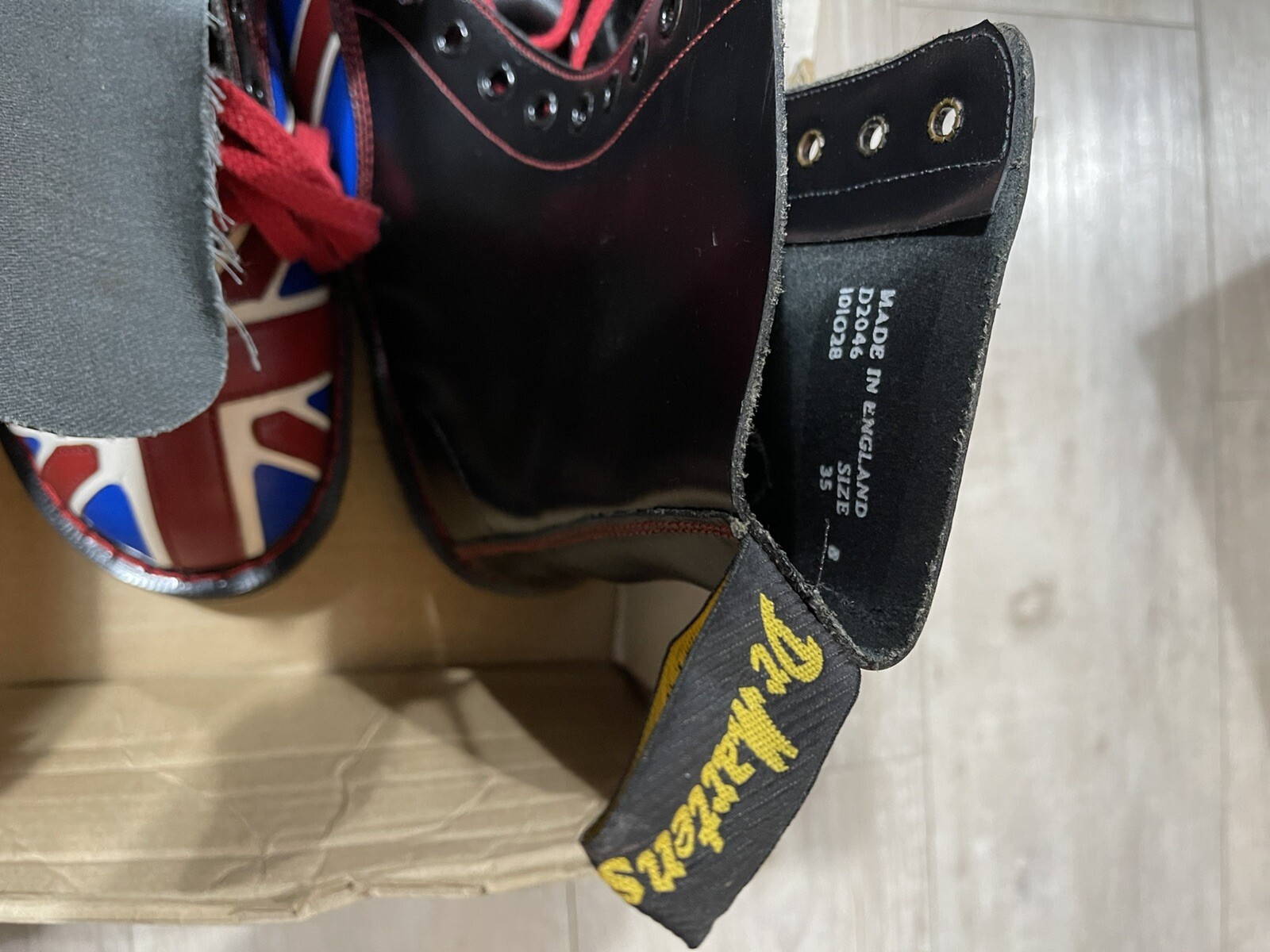 Dr Martens Union Jack Boots Rare image 6
