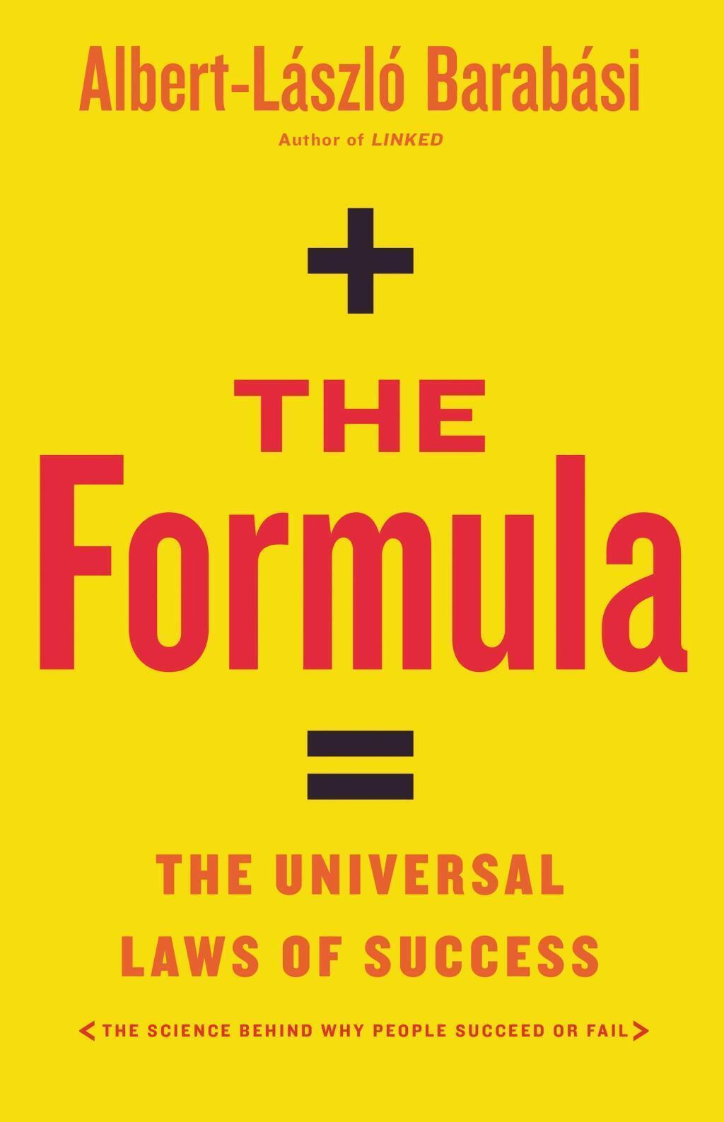 Thumbnail - The Formula | The Universal Laws Of Success | Albert-lászló Barabási |