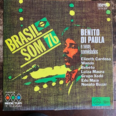 BENITO DI PAULA -BRASIL SOM 76- 1976 MEXICAN LP SAMBA