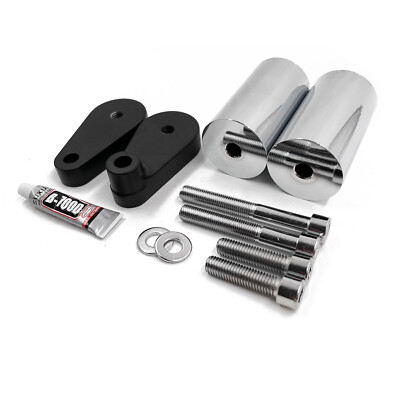 Chrome Spike Frame Slider Crash Protector For 04-05 Kawasaki