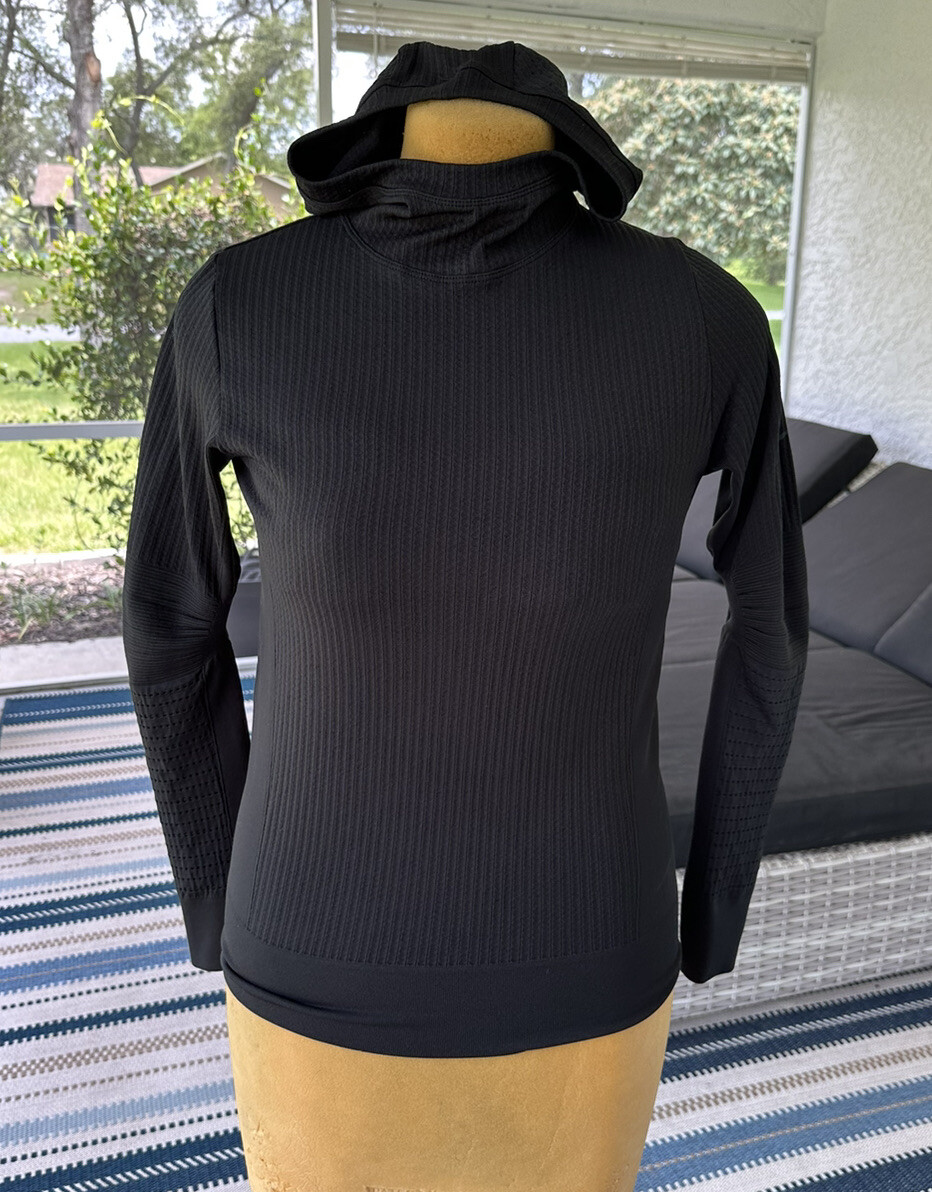 NIKE Pro Hyperwarm Limitless Black Pullover Train… - image 1