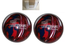 EPCO Duckpin- Urethane Pro-Line - Dark Red, Royal & White (with engraving)