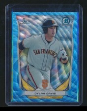 2014 BOWMAN CHROME BLUE WAVE 1ST PROSPECT DYLAN DAVIS GIANTS
