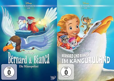 Bernard & Bianca - Die Mäusepolizei + im Känguruland - Walt Disney # DVD-SET-NEU