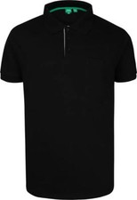 Big Mens Duke D555 Grant Pique Pocket Cotton Polo Shirt in Black 2XL to 8XL