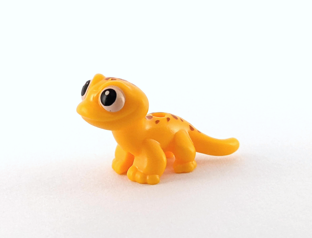 Orange Lego Salamander - Brand New Lego Part - Minifigure scale