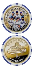 LOS ANGELES DODGERS - 2025 WORLD SERIES CHAMPIONS - COMMEMORATIVE POKER CHIP
