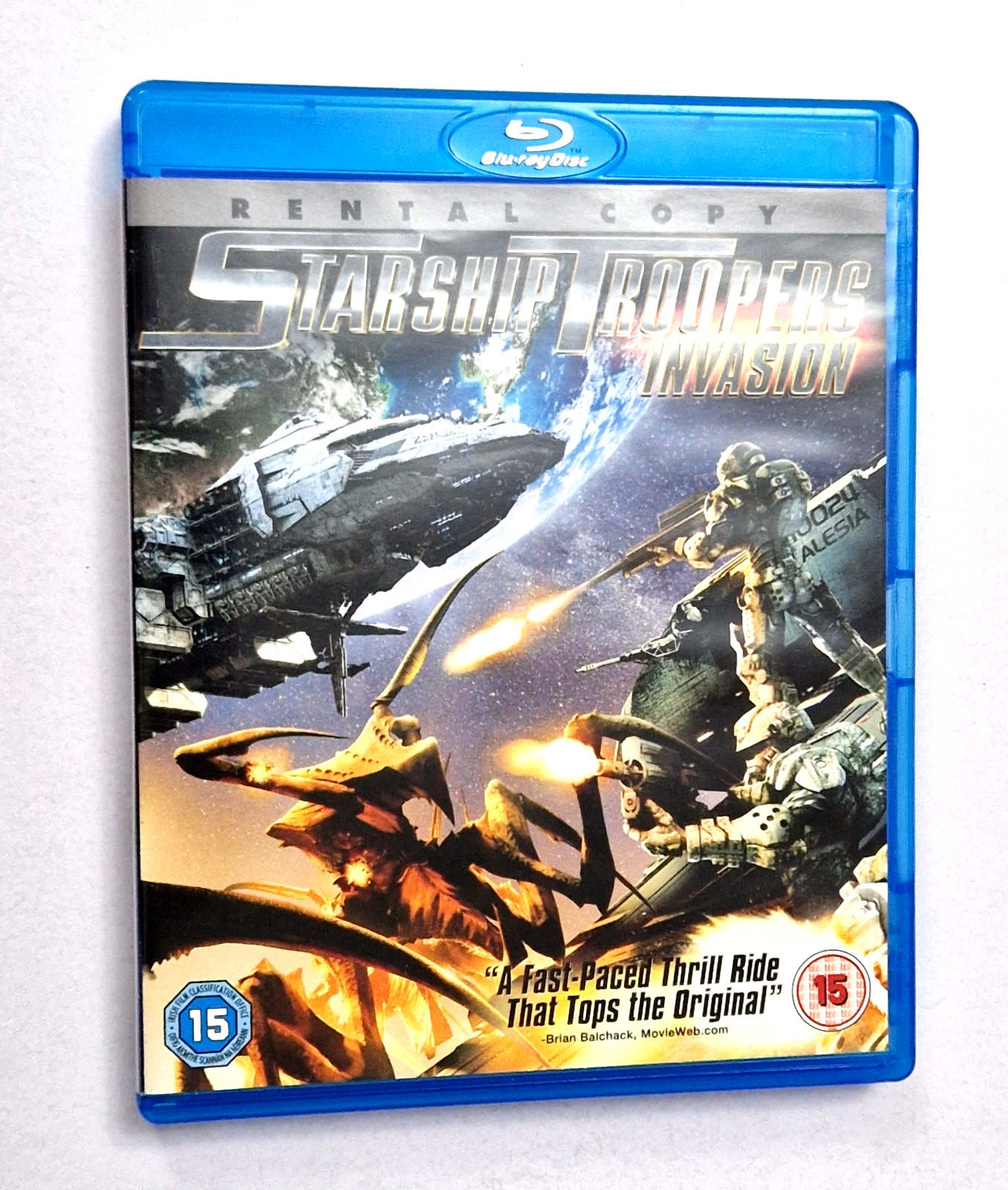 Starship Troopers: Invasion BLU RAY RARE Rental Version
