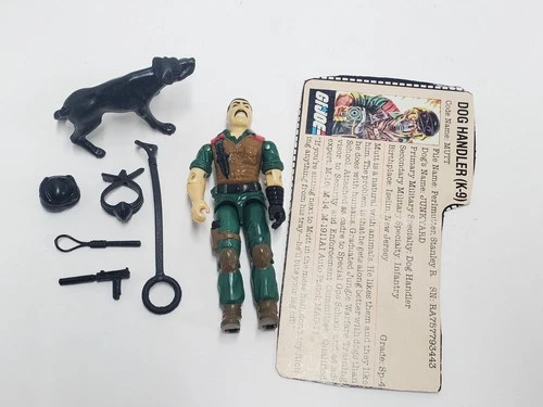 1984 GI Joe Mutt & Junkyard 100% Complete File Card ARAH Hasbro