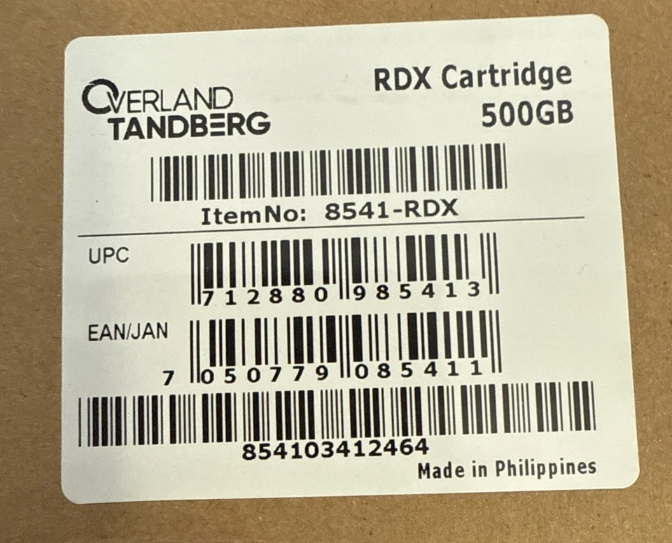 TANDBERG DATA RDX Quikstor 500GB Removable Disk Cartridge - Image 2 of 4