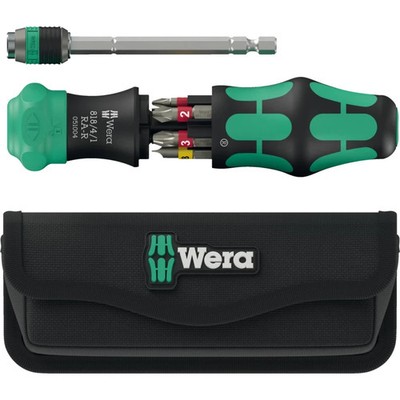 WERA 05051515001 Kraftform Kompakt 25 RA-R with pouch, 6 pieces
