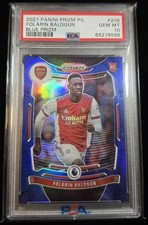 2021 Panini Prizm PL Folarin Balogun RC Blue #027/340 Rookie PSA 10 USMNT #208
