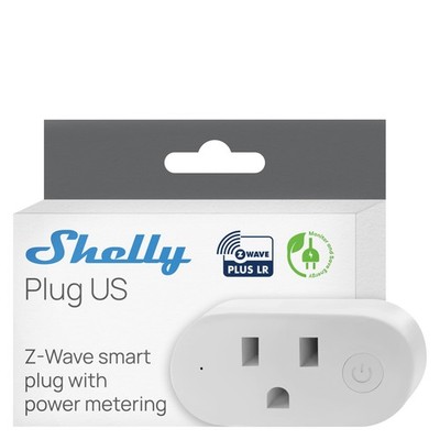 Shelly Wave Plug US LR | ZWave Long Range Smart Plug with Power Monitoring 15...