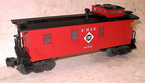 MTH 04942 Visión Extendida ERIE Lado de Madera Iluminado CABOOSE CALIBRE O SIN USAR-PROBADO | Zustand: New