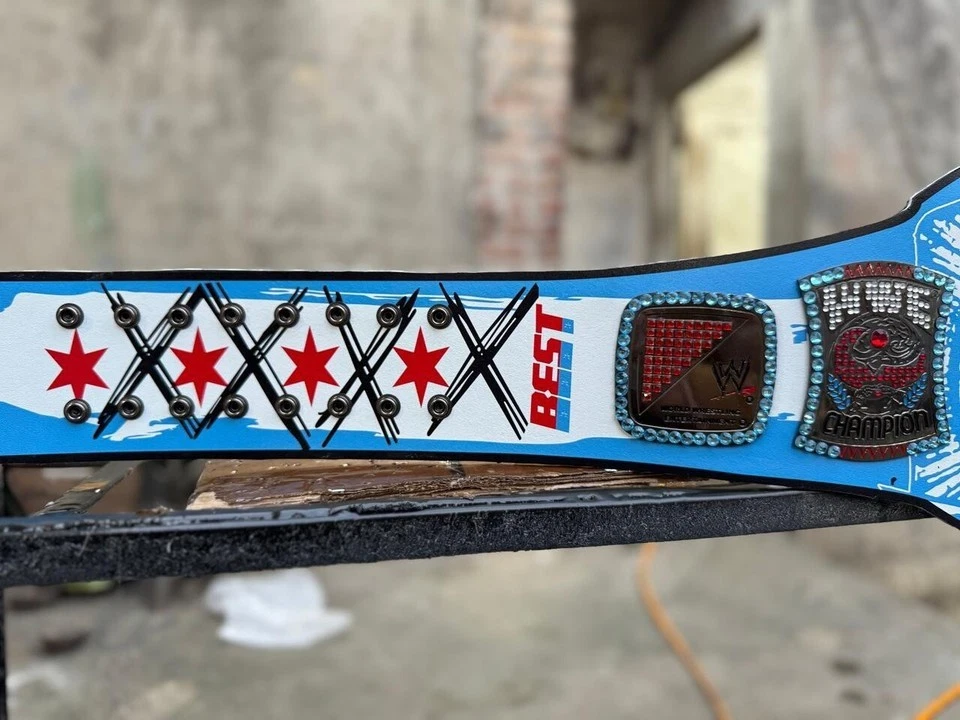 NEW CM Punk Spinner Wrestling Championship Replica Belt FREE FAST SHIPPING. - Image 4 of 4