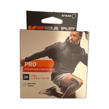 KT Tape Pro Kinesiology Sports Tape Precut Strips 20ct 2x10in Black