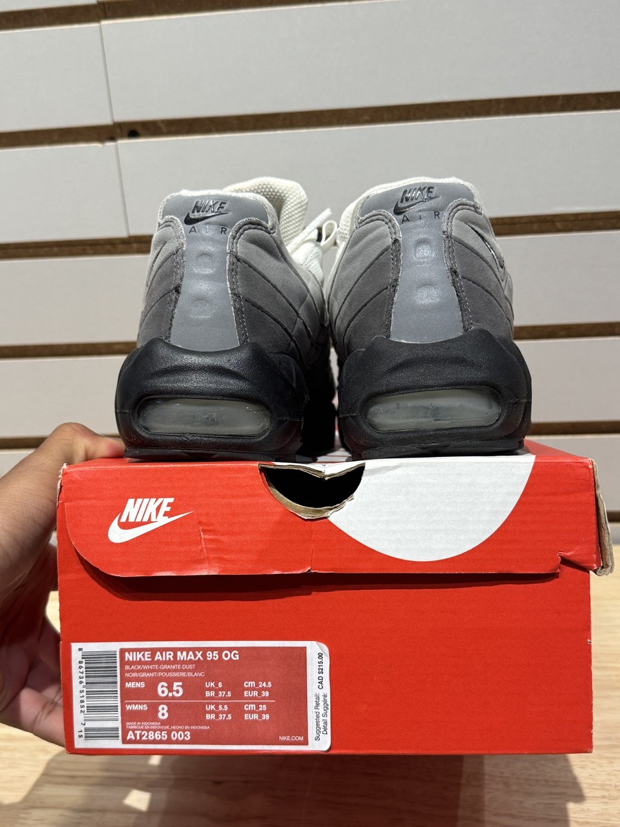 Size 6.5 - Nike Air Max 95 OG Grey Gradient for sale online | eBay