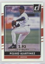 2016 Panini Donruss Stat Line Career 123/293 Pedro Martinez #188 HOF sh7