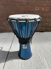 Toca Freestyle ColorSound Djembe Metallic Blue 7 in.