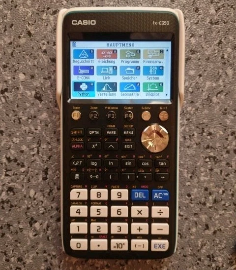 Grafischer Taschenrechner Casio fx-CG50 Farbdisplay Schule Uni Beruf Studium - Bild 2 von 3