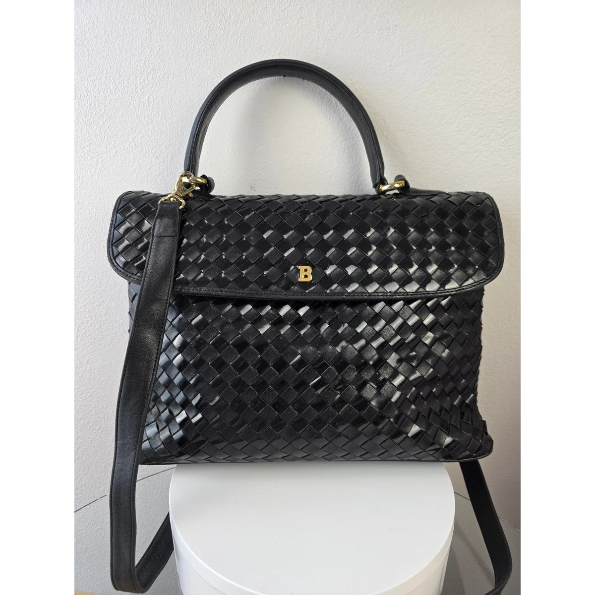 Bally Leather Exterior Satchel/Top Handle Bag Handbags & Bags for