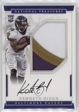 2016 National Treasures RPS Rookie Holo Silver /25 Kenneth Dixon Patch Auto 0u5r