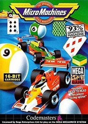 Micro Machines - Sega Mega Drive Action Abenteuer Racing Videospiel OVP
