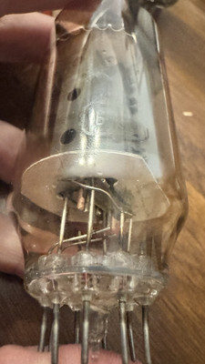 6mh6 Strong Vacuum Power Pentode HAMM RADIO Medium Bottle