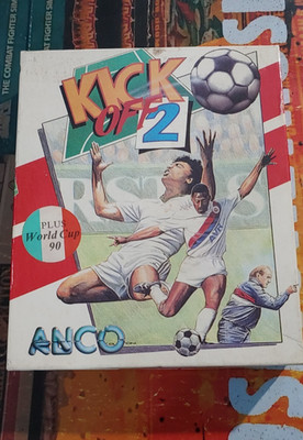 Kick Off 2/ World Cup 90 (Anco 1990) ATARI ST (Disk, Manual, Box) 16-bit works