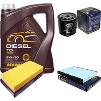 SCT Inspektionspaket 5L Mannol Diesel TDI 5W-30 FüR VW Golf IV 1.6 FSI Bora