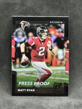 2017 Panini Donruss Matt Ryan Black Press Proof Case Hit Numbered /10 SSP🔥