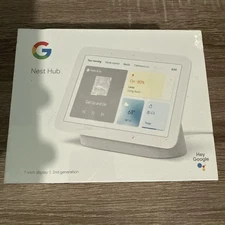 Google Nest Hub (2nd Gen) Smart Display - Chalk
