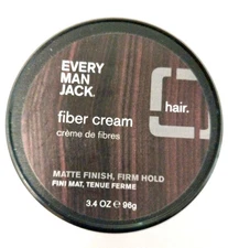 Every Man Jack Hair Fiber Cream Matte Finish Firm Hold 3.4 oz