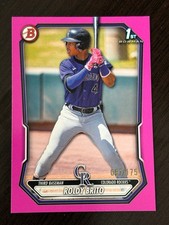 2026 Bowman Prospects Roldy Brito Pink Parallel /175 #BP-21 - Colorado Rockies