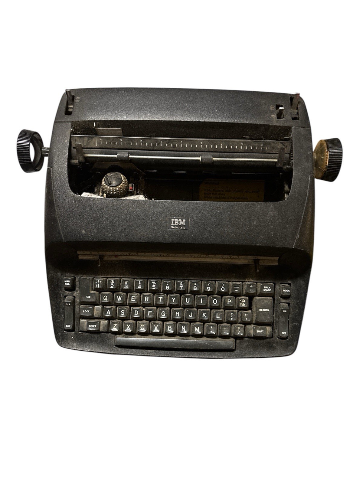 Vintage IBM Electric Typewriter Model 72 Black For Parts Or Repair (Preowned)