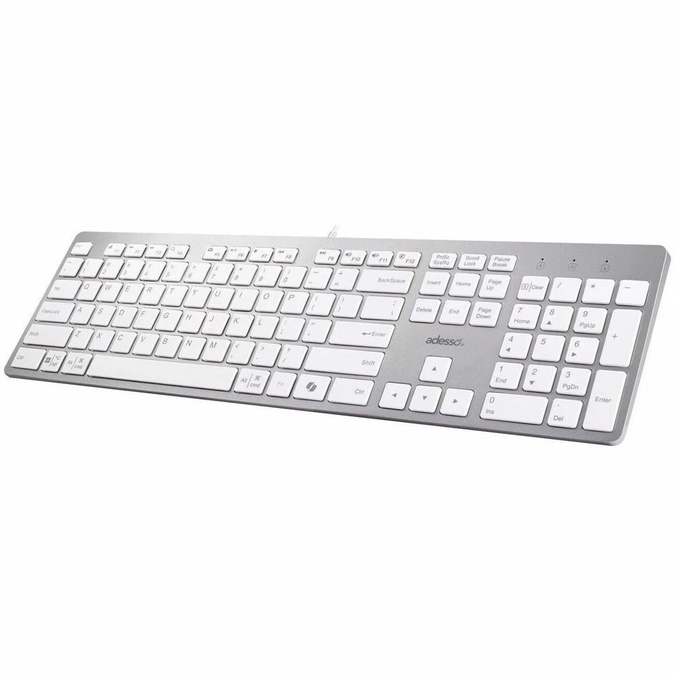 Adesso AKB730UW EasyTouch 730UW USB-C Multi OS Scissor Switch Keyboard - Image 2 of 4