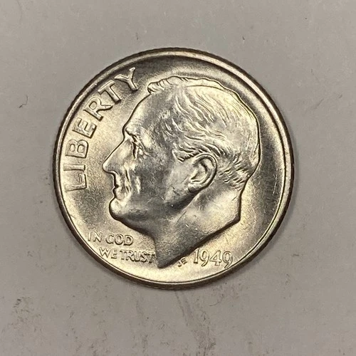 1949-S Roosevelt Dime .10. Gem BU.
