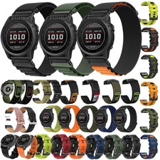 Image of For Garmin Fenix 8 Pro 47mm 51mm AMOLED Nylon/Silicone/Titanium Watch Strap Band