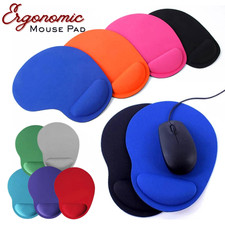 Ergonomic Mouse Pad with Comfortable Gel Wrist Rest Support For Home Office Use