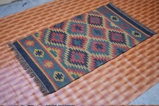 Decor Rug Small Kilim Rug Carpet Jute 3x5 Kilim Afghan Rug Hand Woven