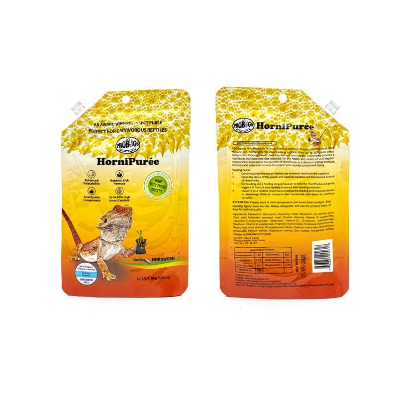 Purée de corne pour lézard des Maneds gel fortifiant riche en calcium et eau
