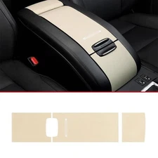 For Toyota Highlander 2014-2019 Beige Leather Center Console Armrest Box Cover