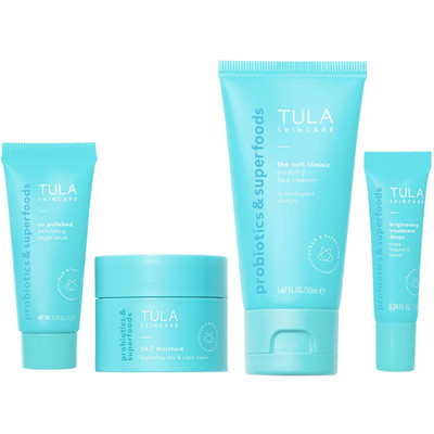 New TULA Skin Care Best Sellers Mini Holiday Kit Gift Fast Shipping