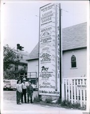1964 Photo Giant Rain Guage Tourist Attraction In Ketchikan Alaska Travel 8X10