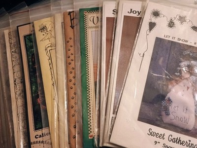 Vintage & Independent FolkArt Craft Doll Sewing Patterns YourChoice Lot #2 Bears